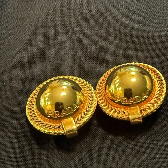 Prada Radiant Gold Earrings
